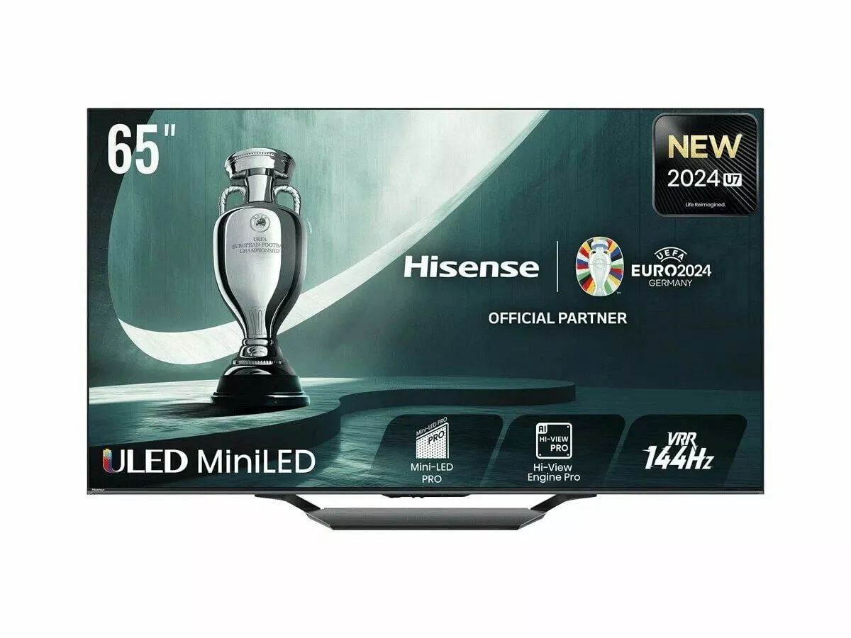 Телевизор Hisense 65U7NQ RU (2024), темно-серый