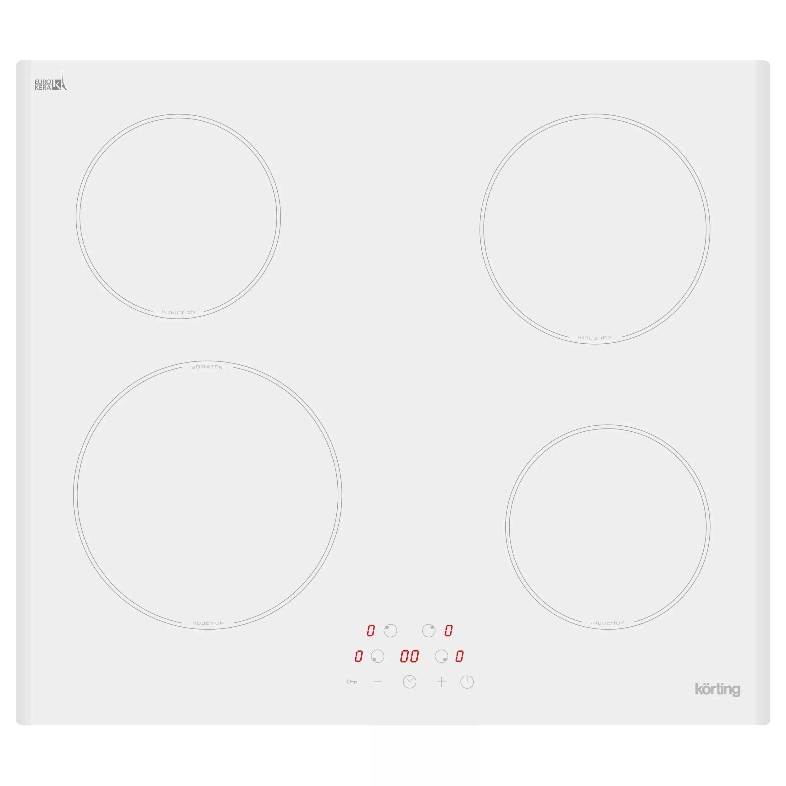 Индукционная варочная панель KORTING HI 64013 BW RU, белая