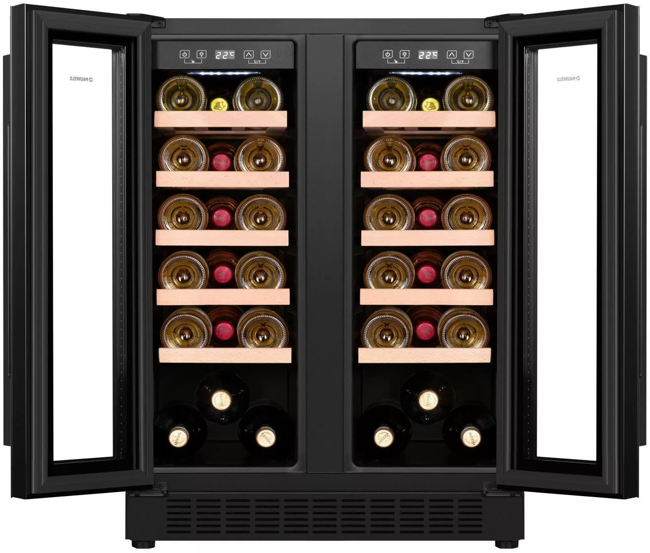 Винный шкаф встраиваемый MAUNFELD MBWC-112S40 RU