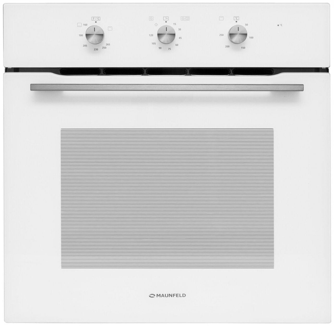 Шкаф духовой газовый с электрическим грилем MAUNFELD MOGS703W RU, белый